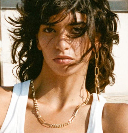 Cuban And Oval Links Necklace