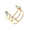 Crystal Claw Cuff Bracelet