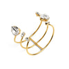 Crystal Claw Cuff Bracelet