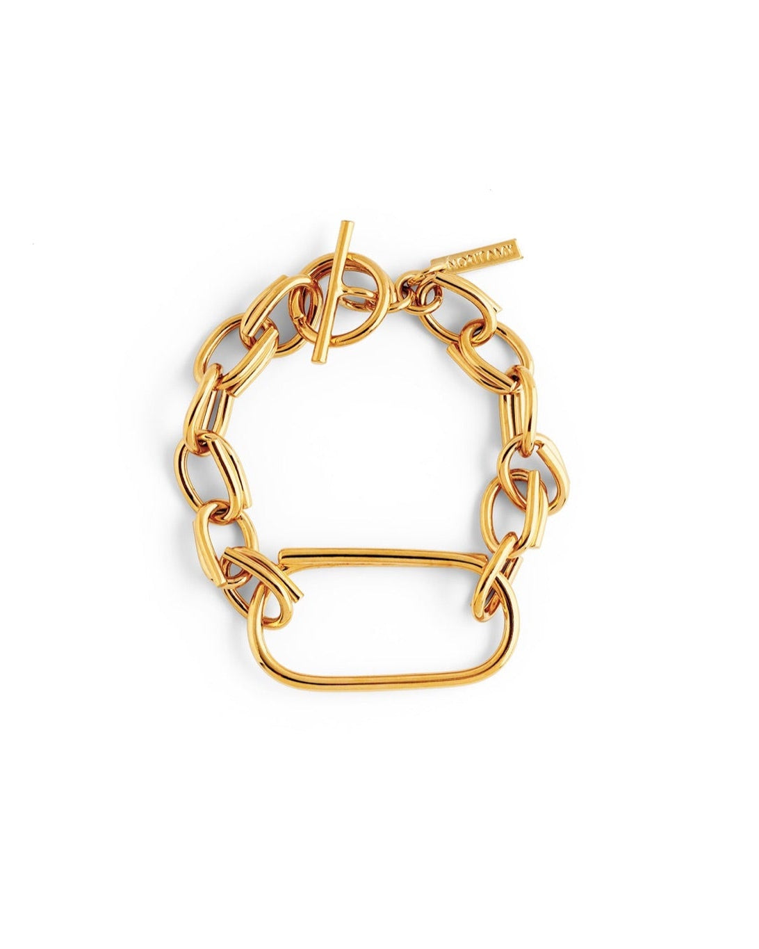 Open Link Cable Bracelet - gold plated