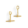 Linked Theory T-bar Earrings