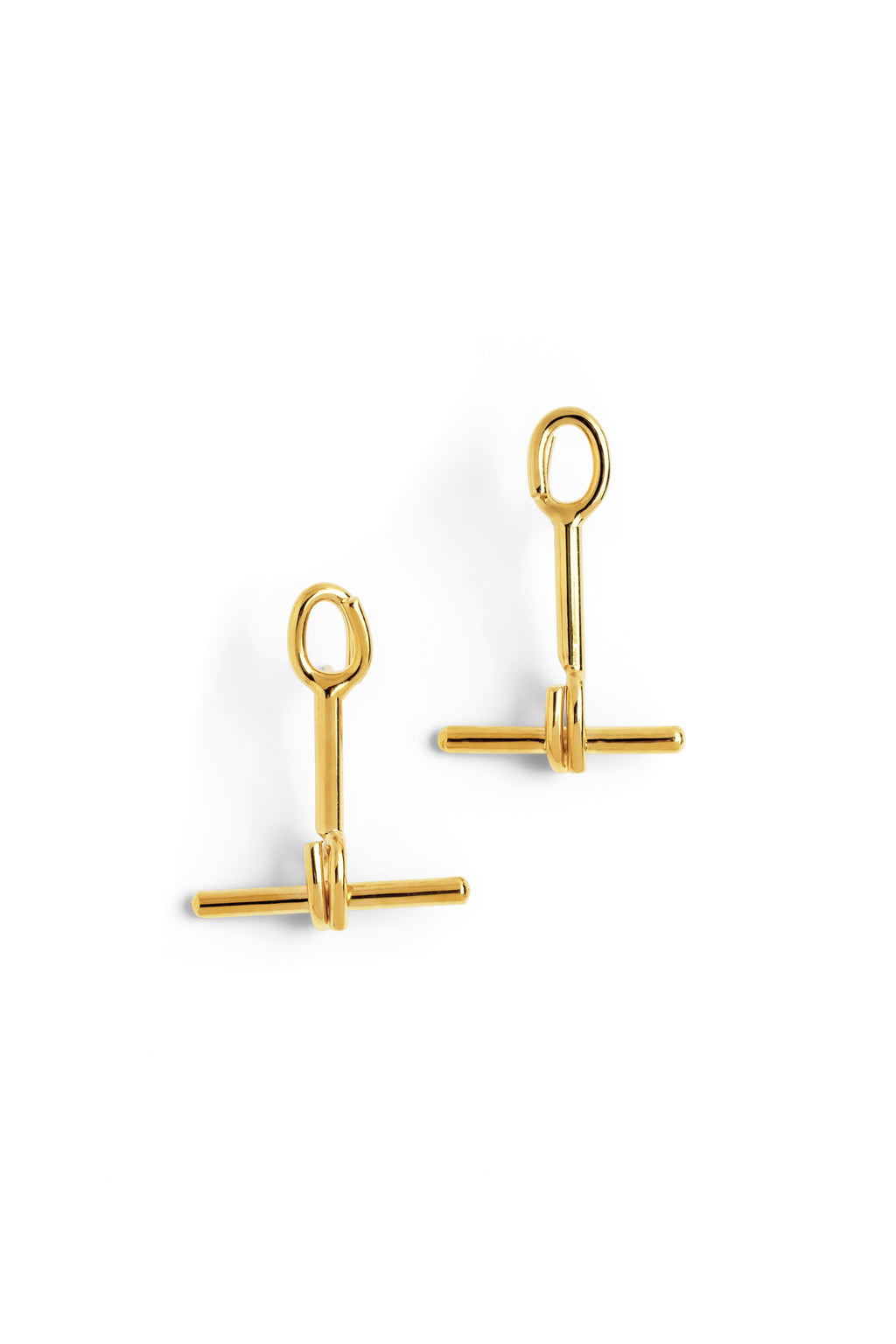 Linked Theory T-bar Earrings