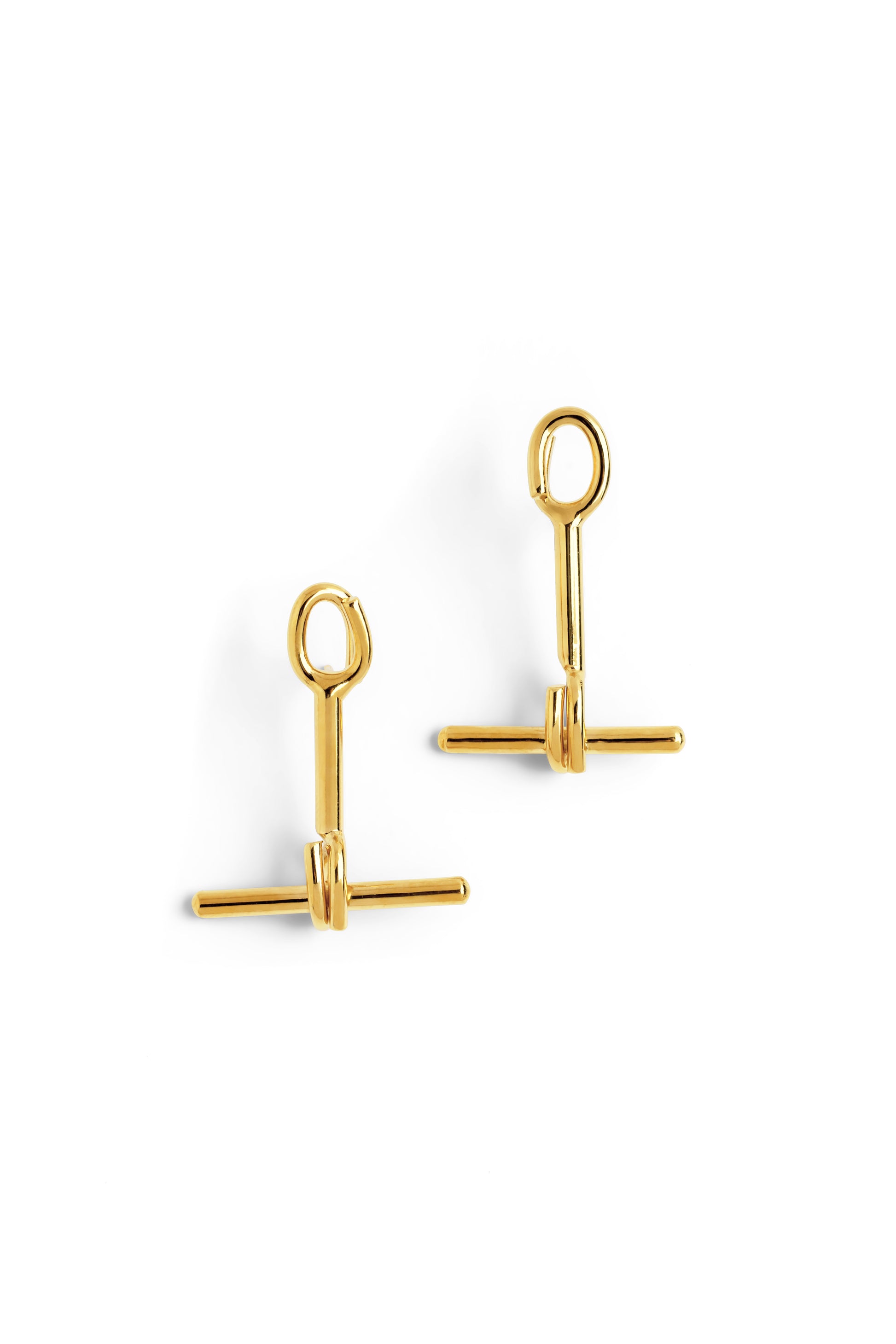 Linked Theory T-bar Earrings