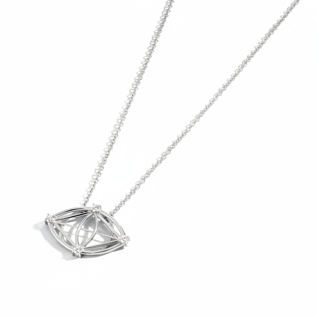 Evil Eye Evolves Diamond Necklace