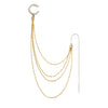 Multi Chain Earring & Ear Cuff