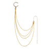 Multi Chain Earring & Ear Cuff