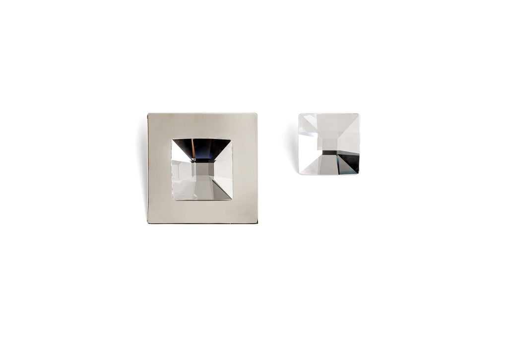Square Crystal Earrings