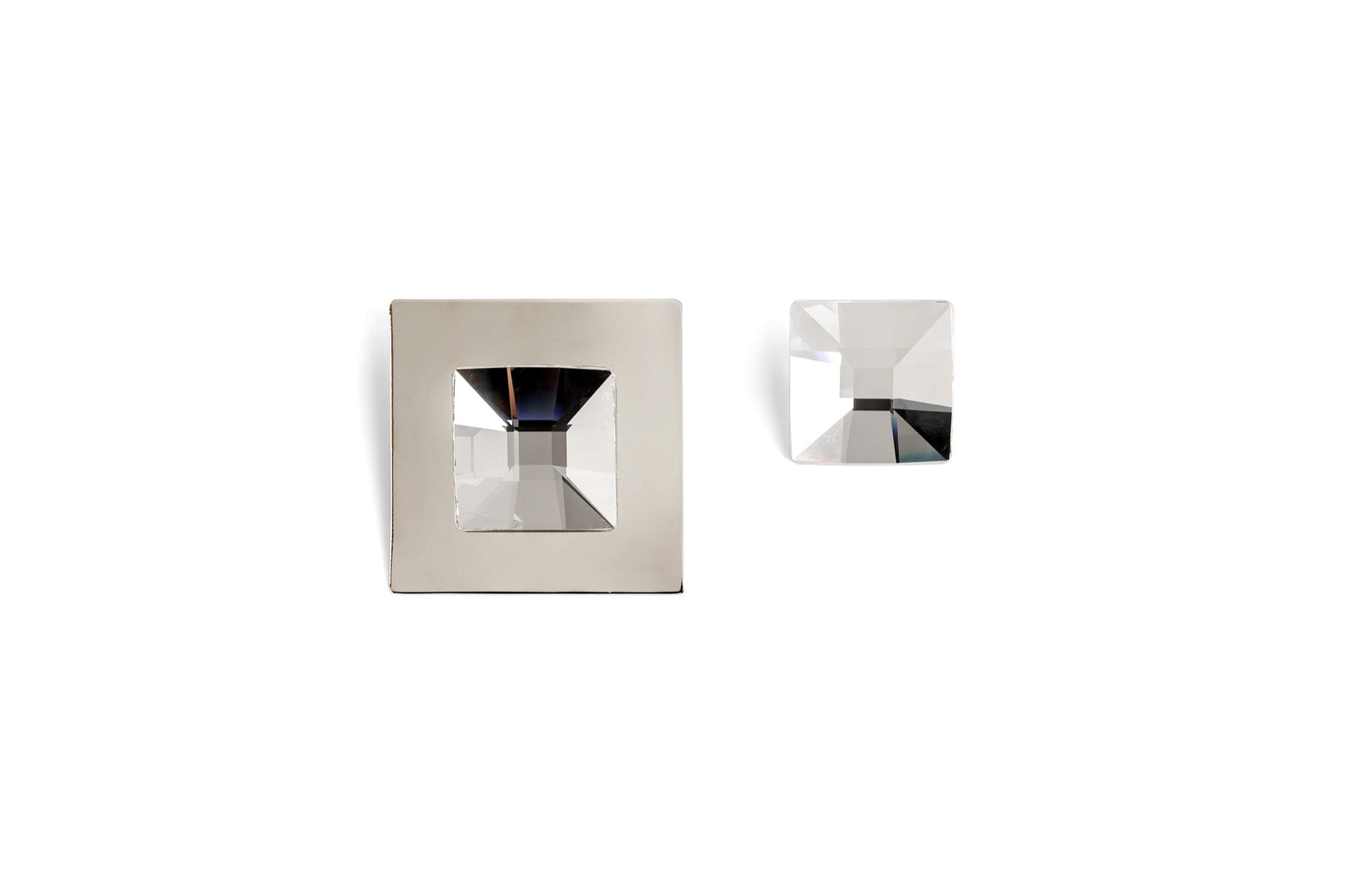 Square Crystal Earrings