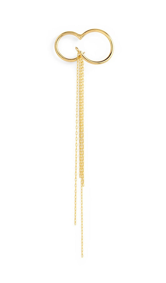 Half Circle Chain Earring