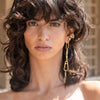 Oval Links Earring With Carabiner (Single)