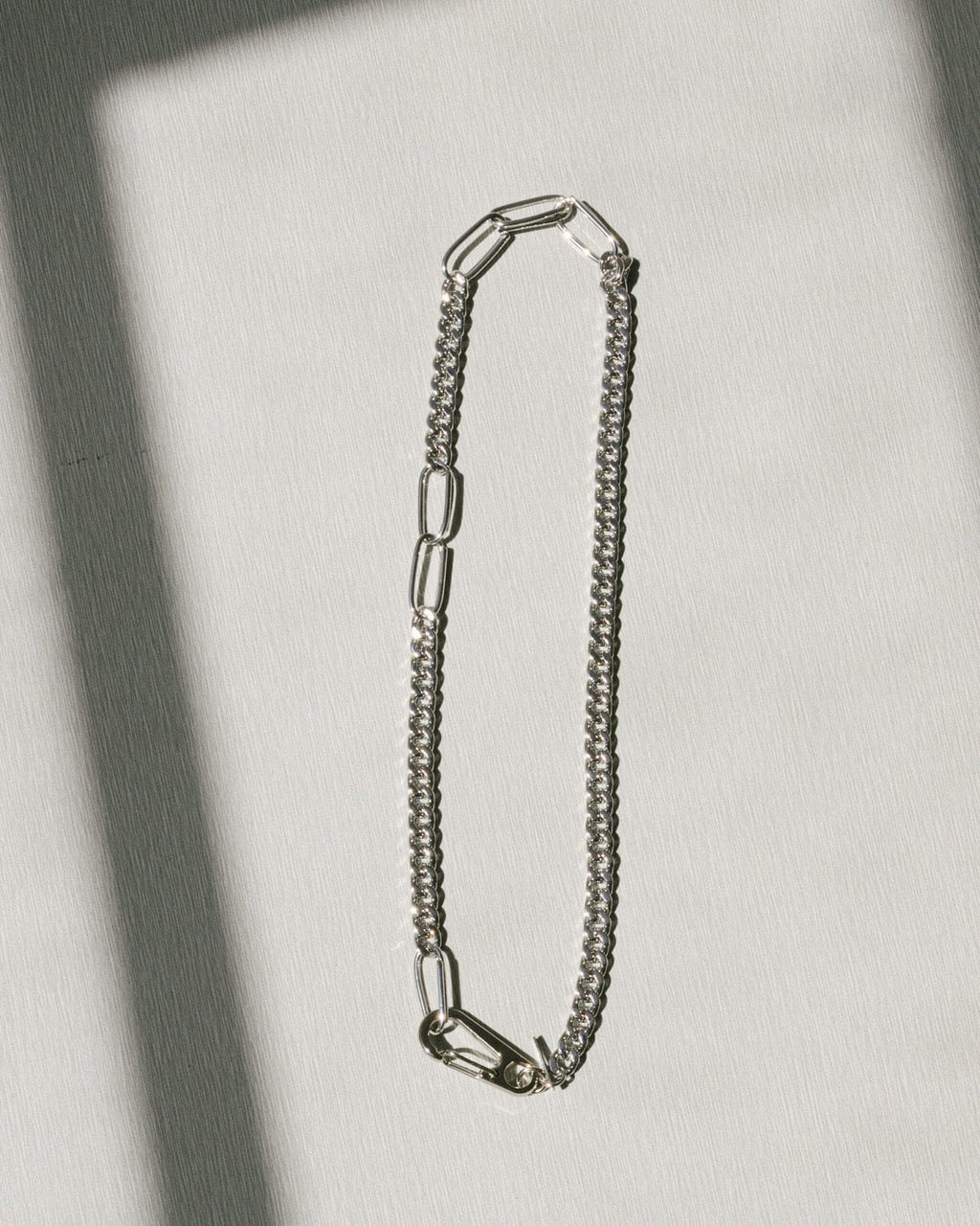 Cuban And Oval Links Necklace