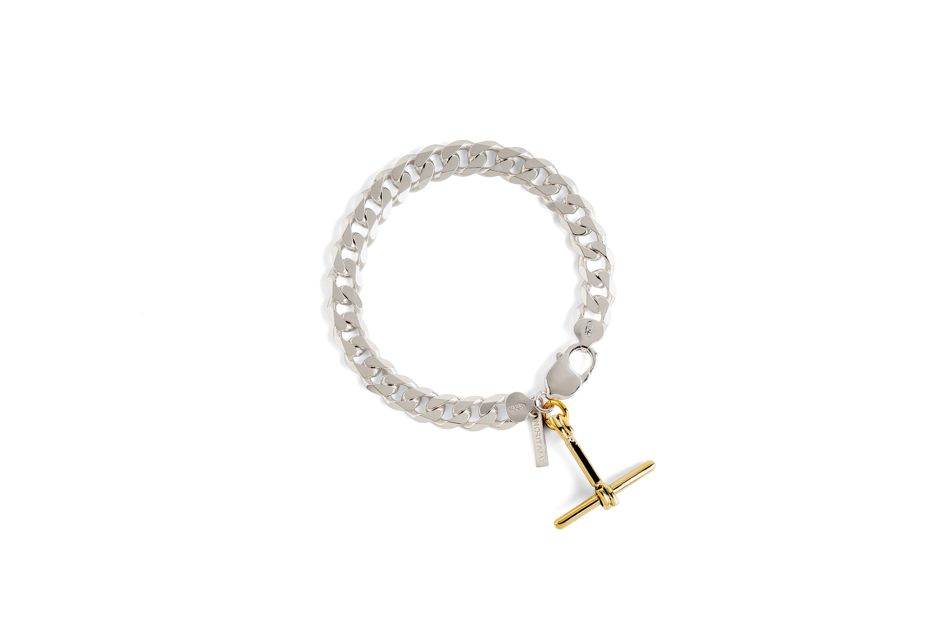 Wind Curb Bracelet with T-Bar