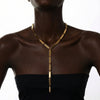 Nexa Drop Tie Necklace