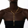 Nexa Drop Tie Necklace