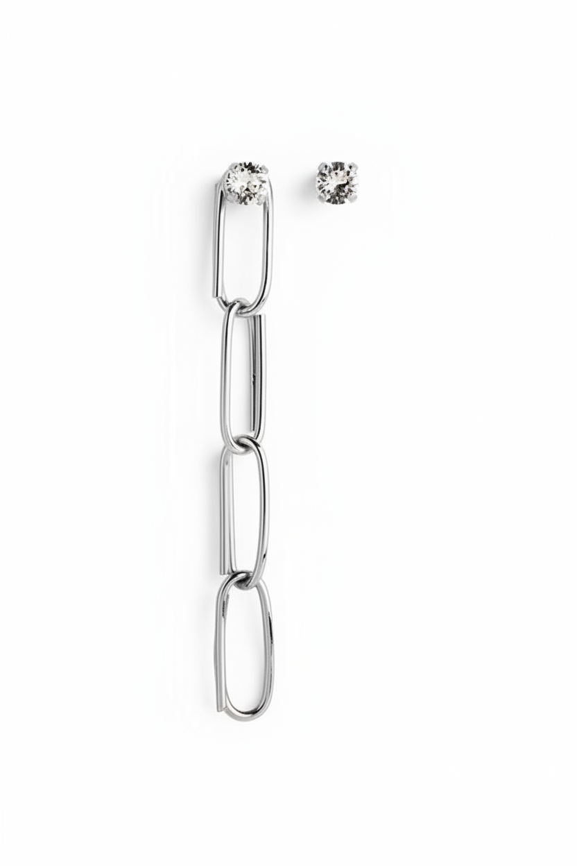 Bold Links Natural Elegance Earrings