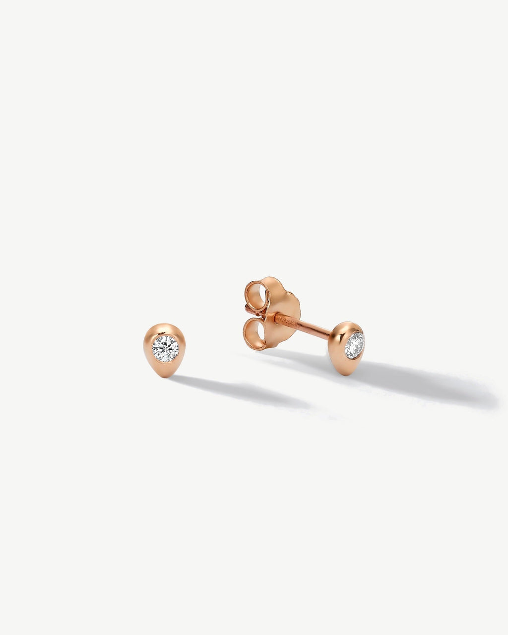 Let Your Waters Flow Teardrop Diamond Studs