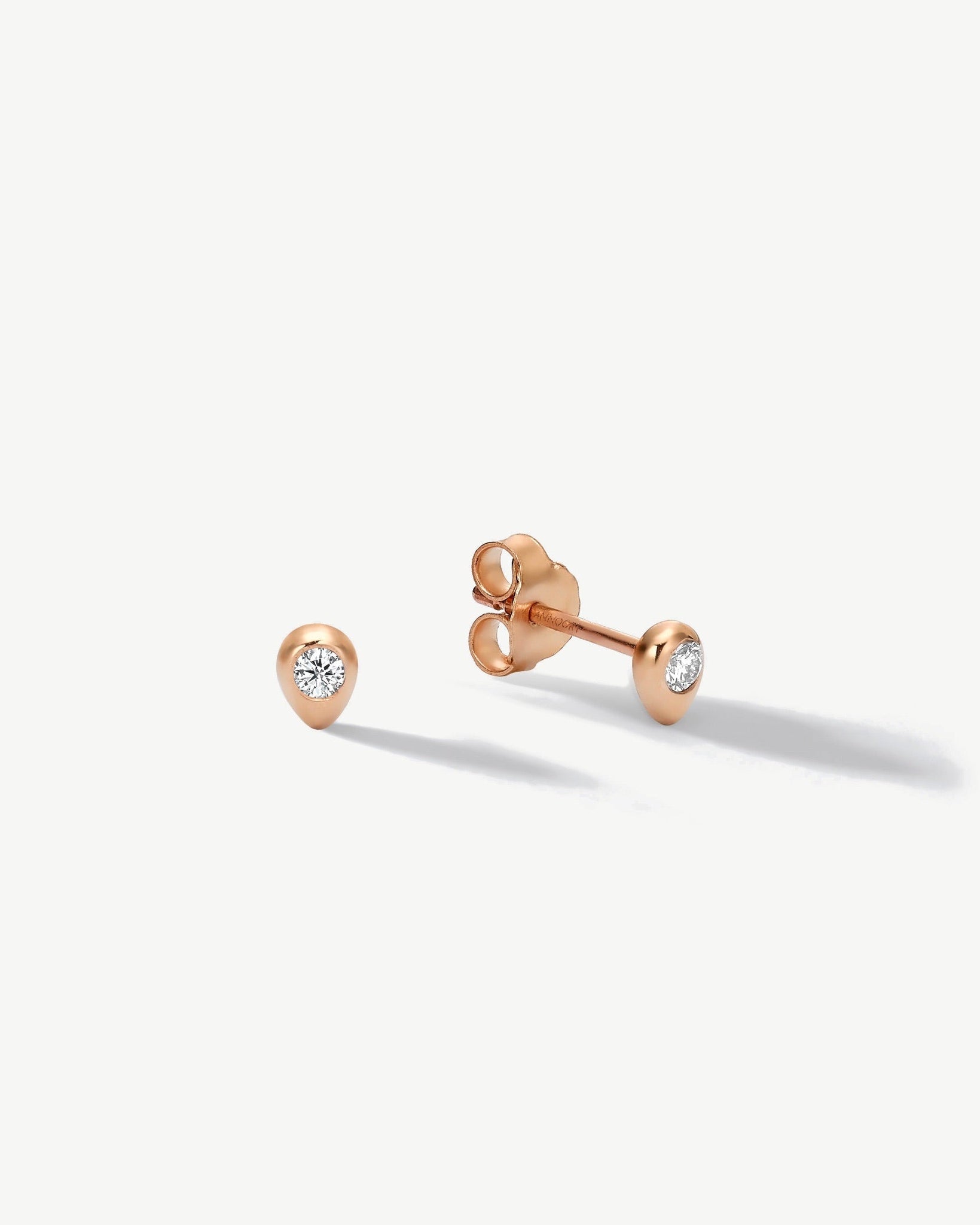Let Your Waters Flow Teardrop Diamond Studs