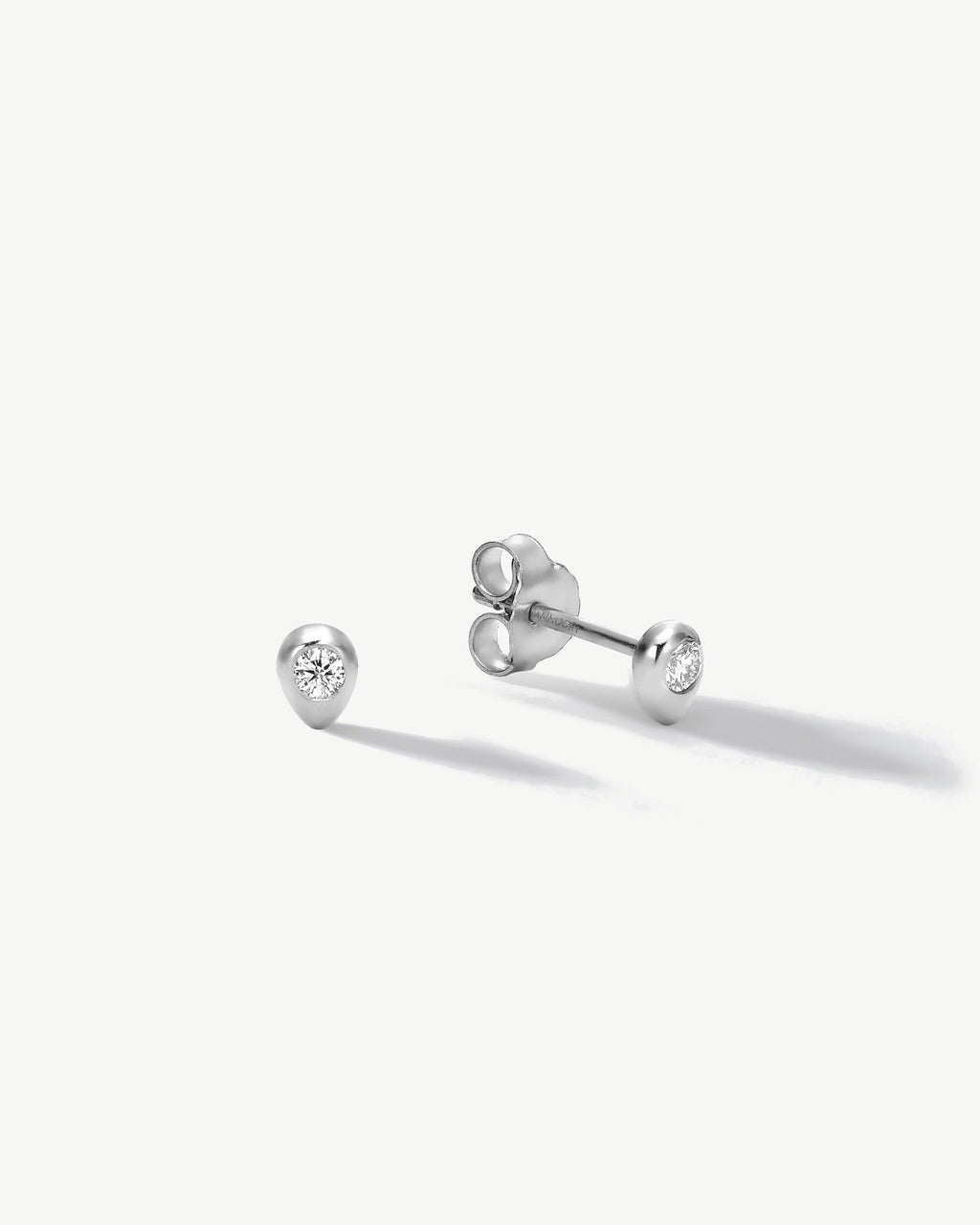 Let Your Waters Flow Teardrop Diamond Studs