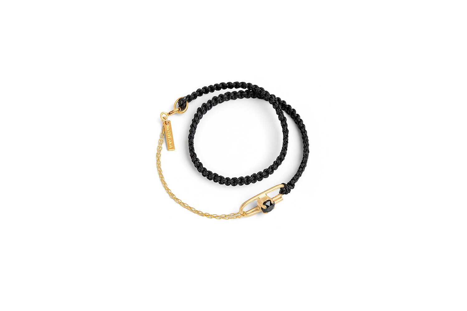 Handmade gold plated braided good chain bracelet