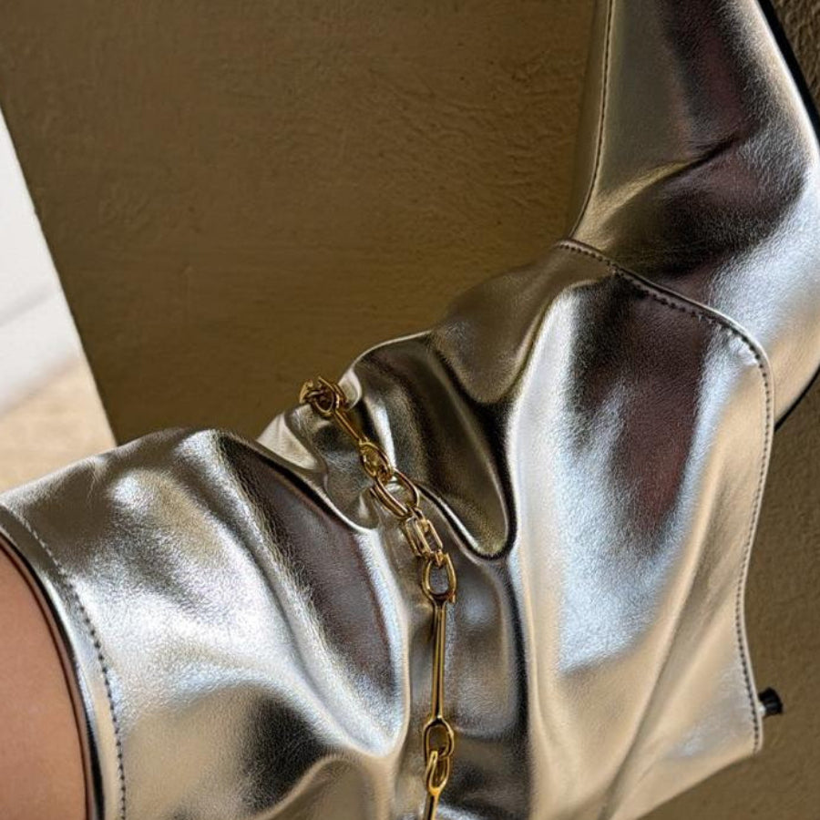 Linked Theory Boot Necklace