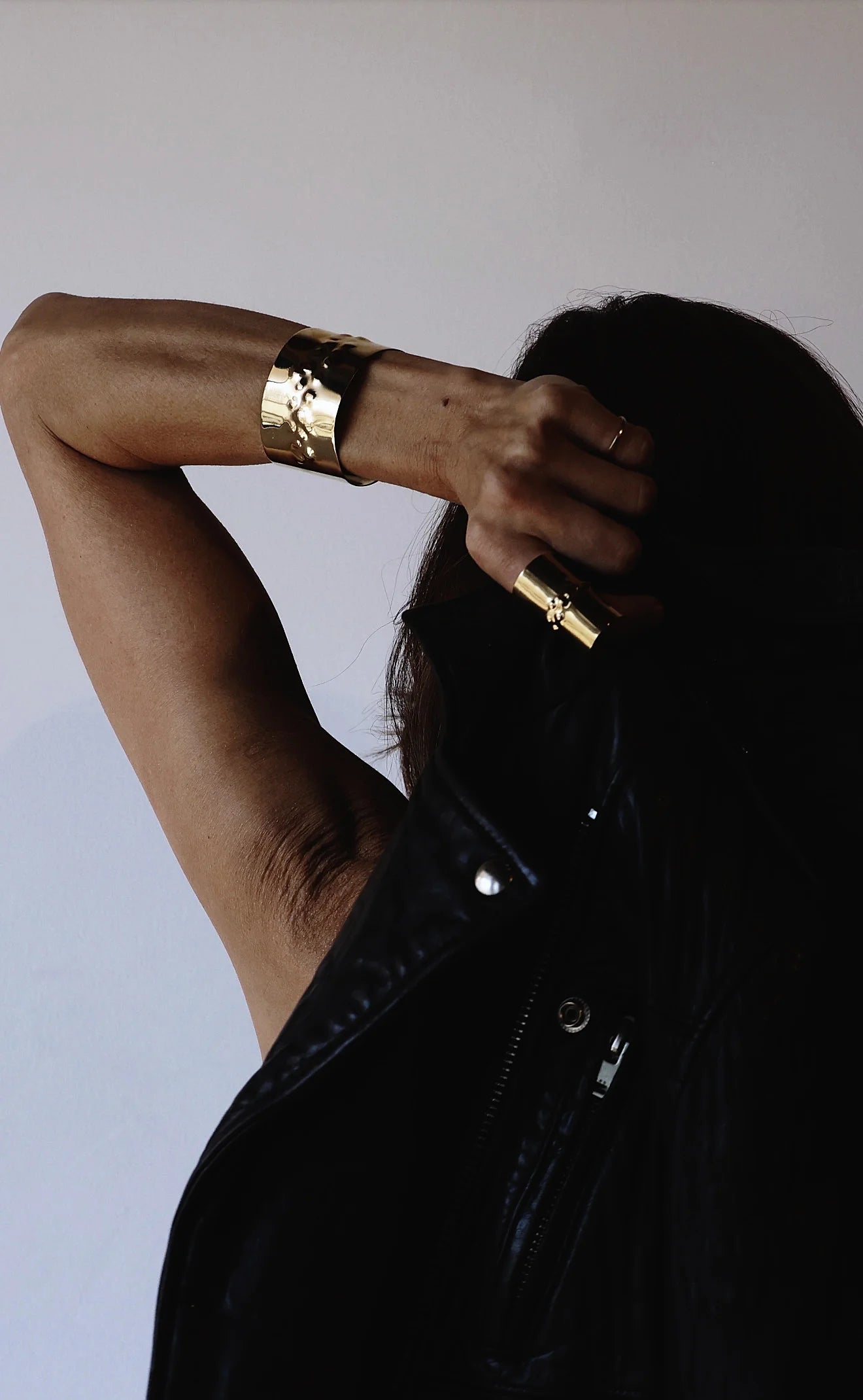 Embossed Earrings — campaign image