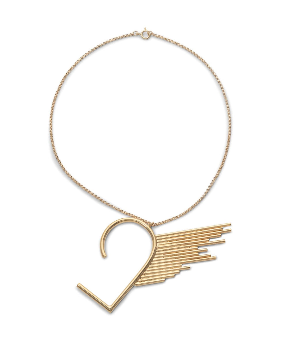 Large Heart Pendant Necklace