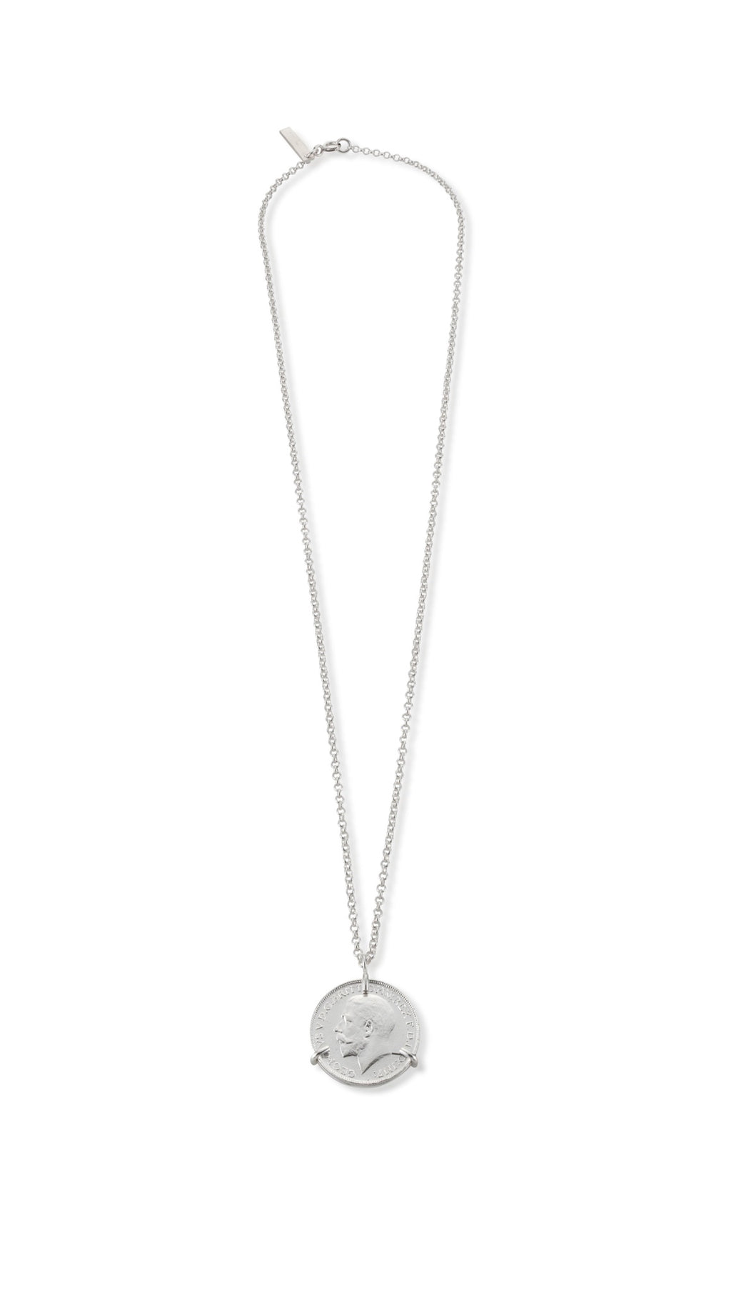 Unisex Coin Pendant Necklace