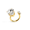 Two Stones Open Cocktail ring