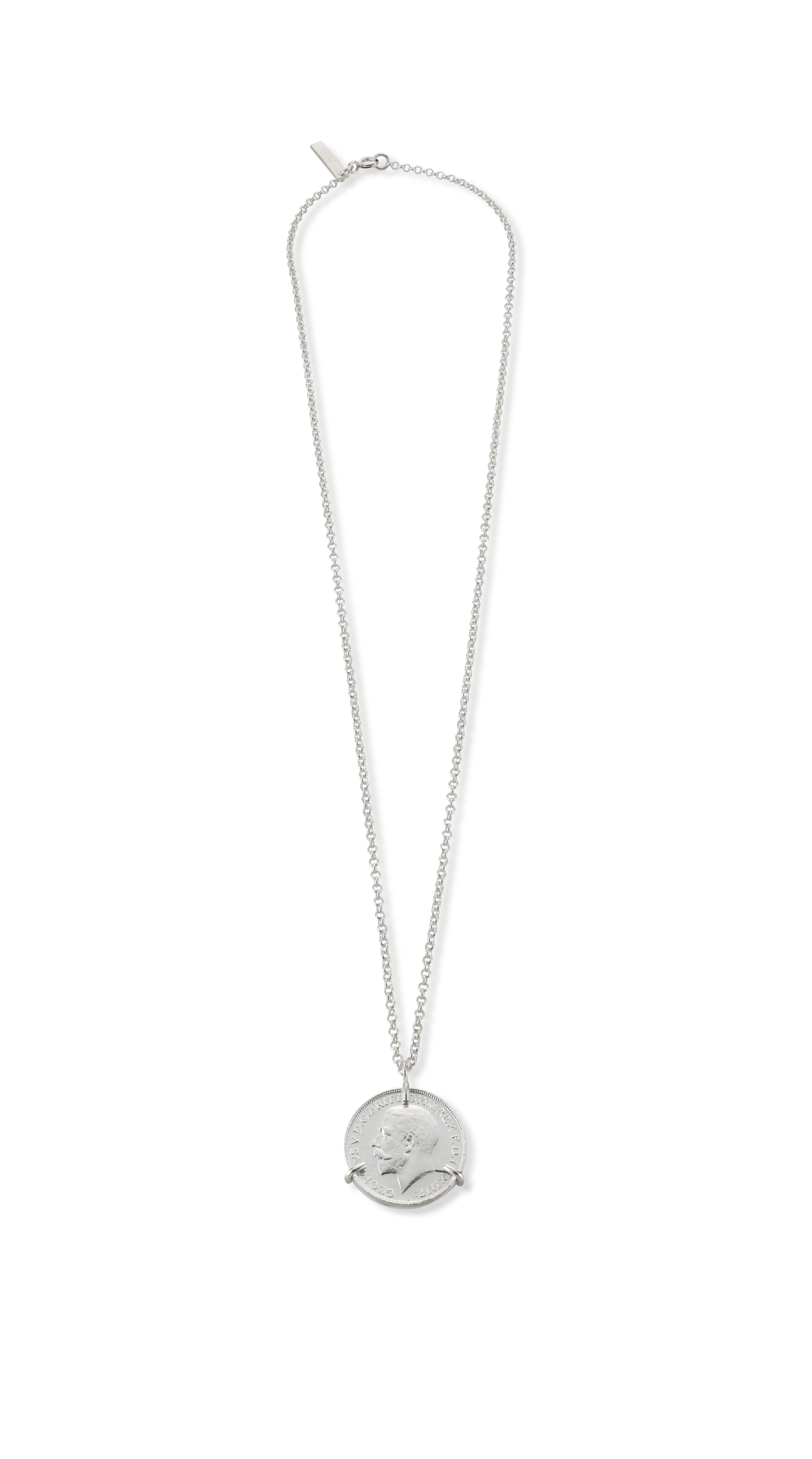 Unisex Coin Pendant Necklace