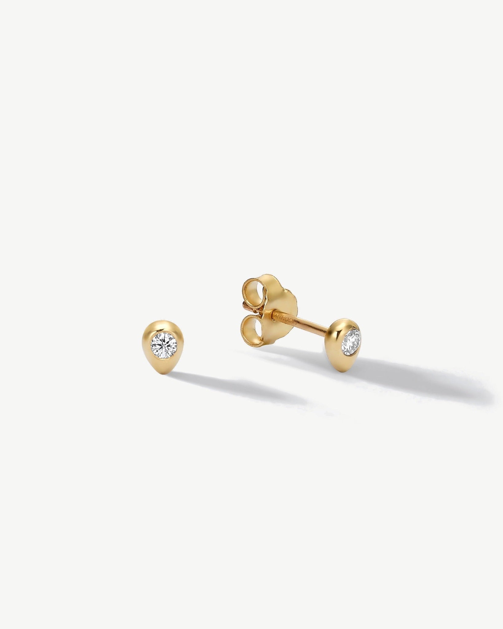 Let Your Waters Flow Teardrop Diamond Studs