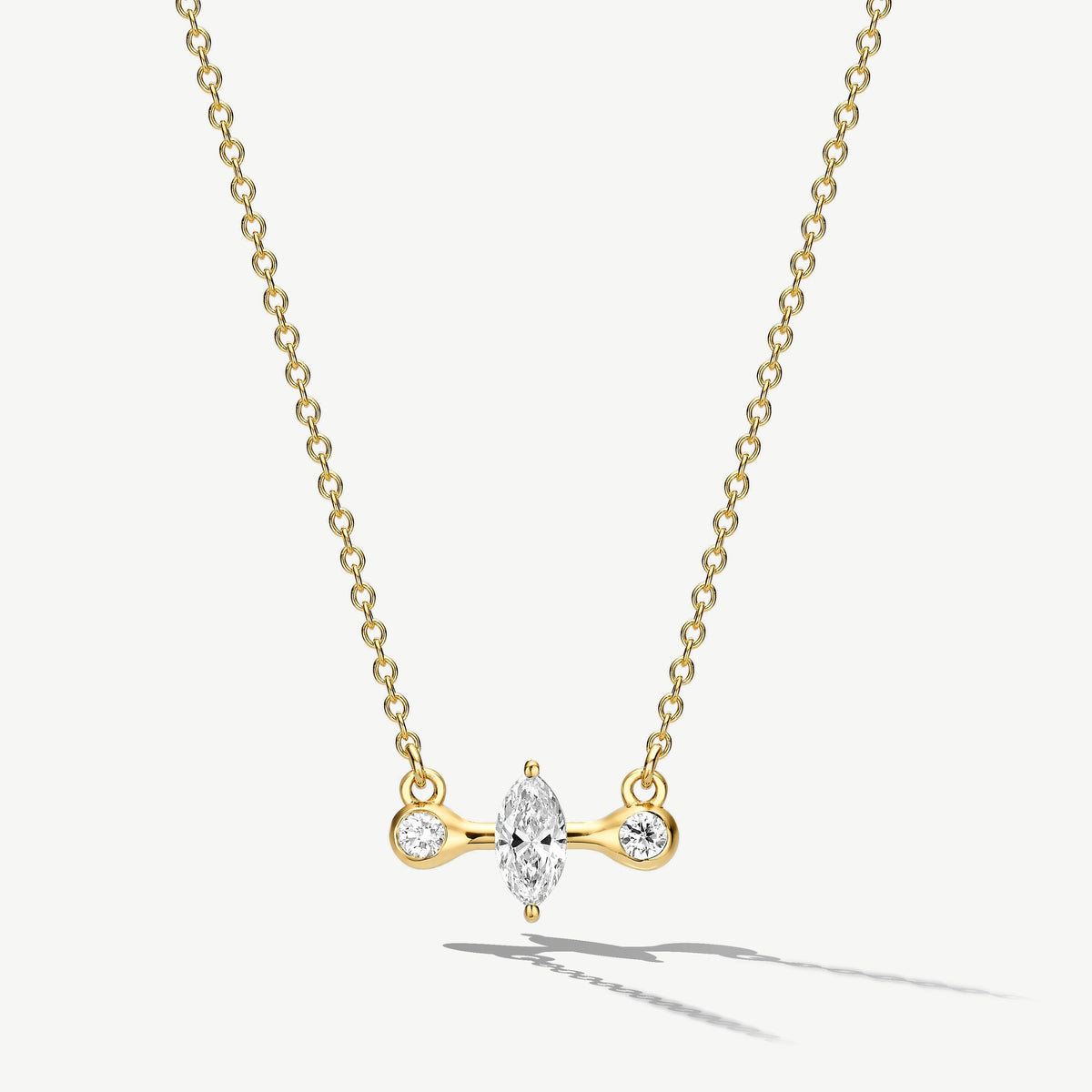 Cosmic Balance Diamond Necklace