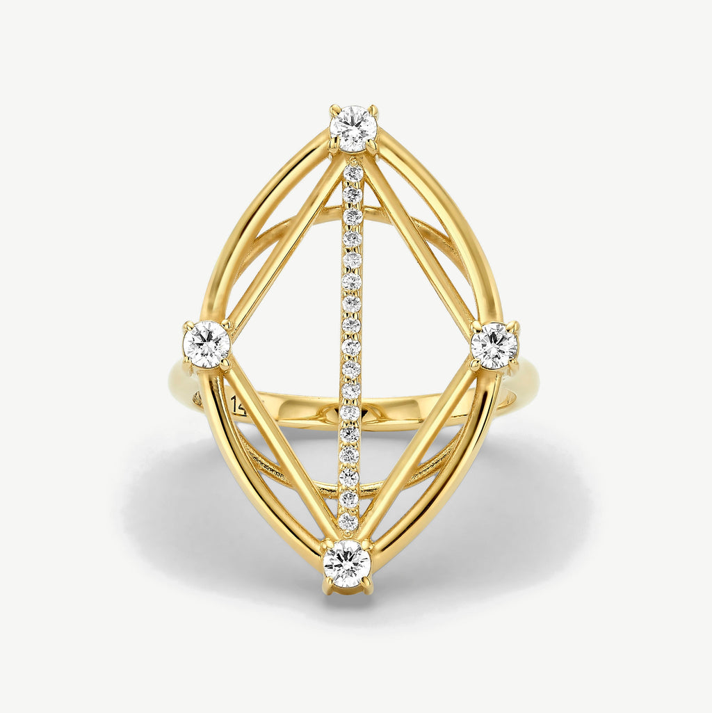 Inner Vision Diamond Statement Ring
