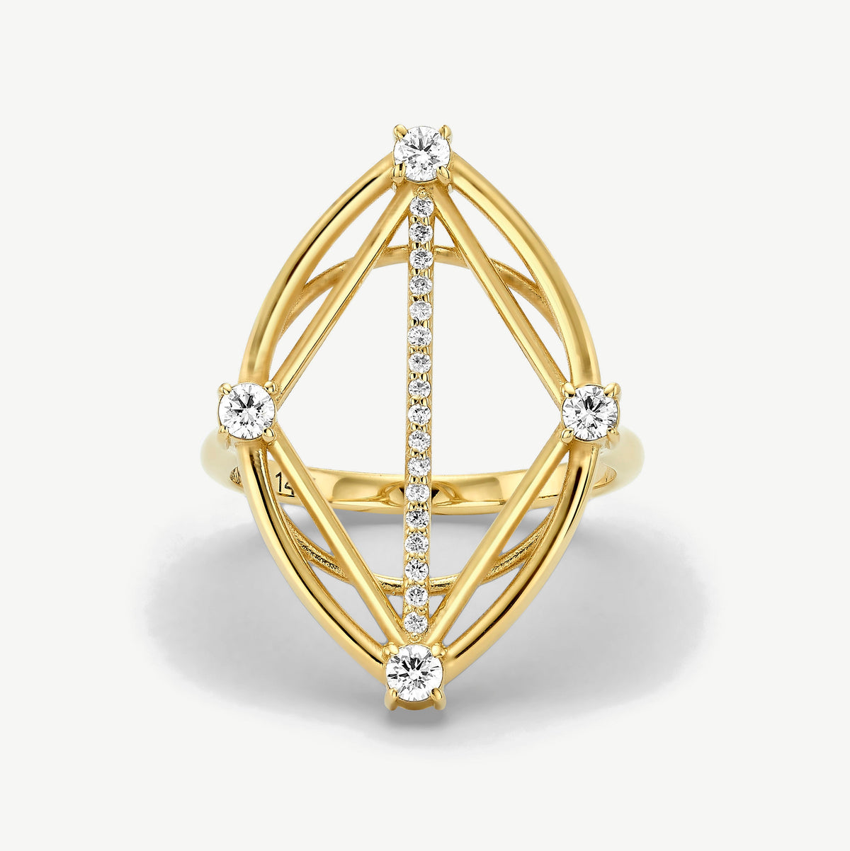Inner Vision Diamond Statement Ring