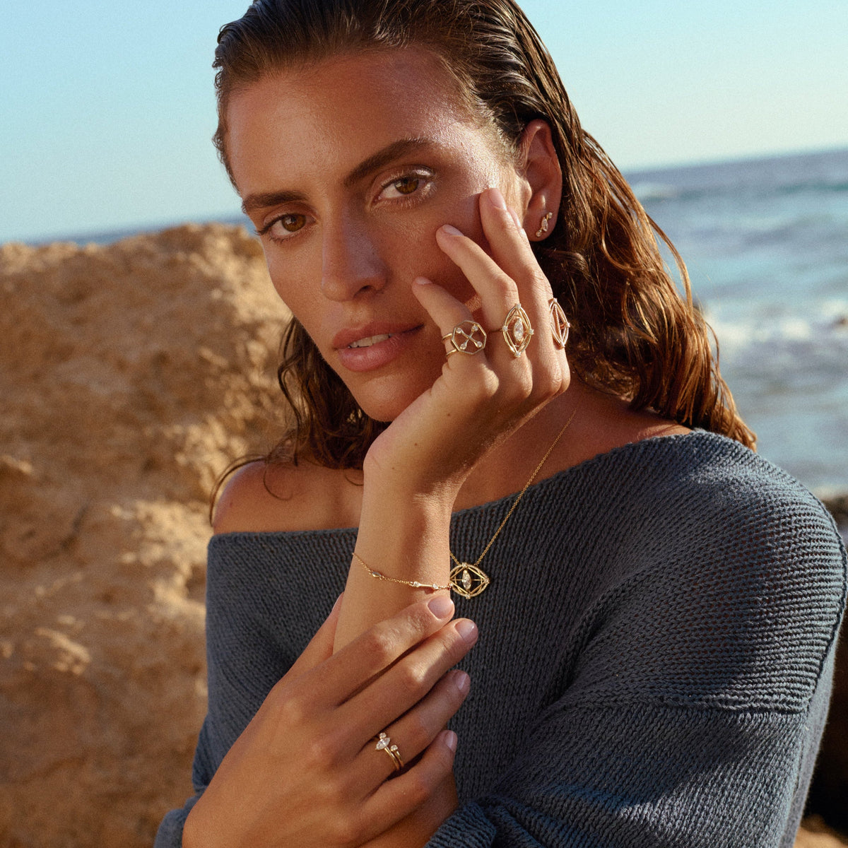Inner Vision Diamond Statement Ring