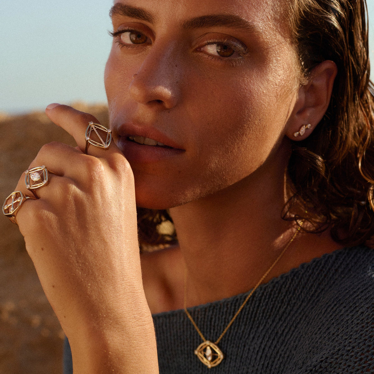 Inner Vision Diamond Statement Ring
