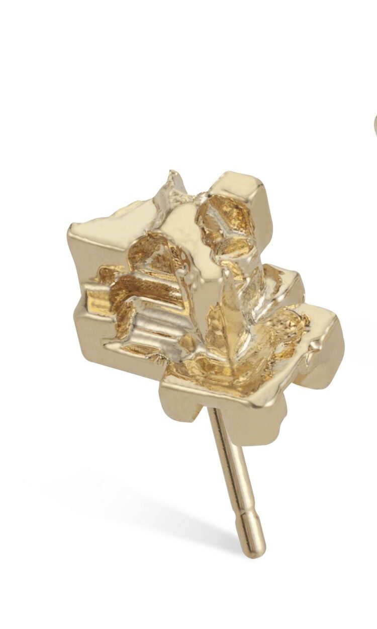 Bismuth Single Earring