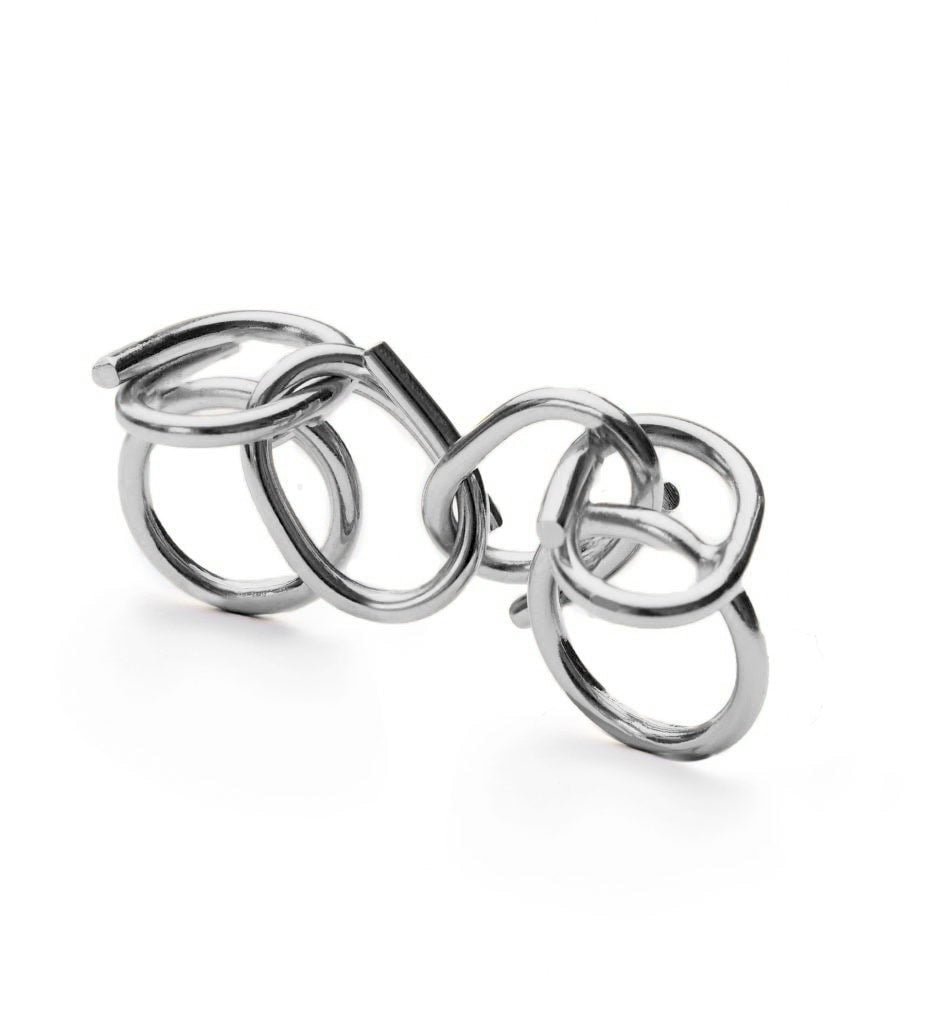 Three Finger Chain Ring