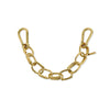 Handmade gold plated shackle chain belt