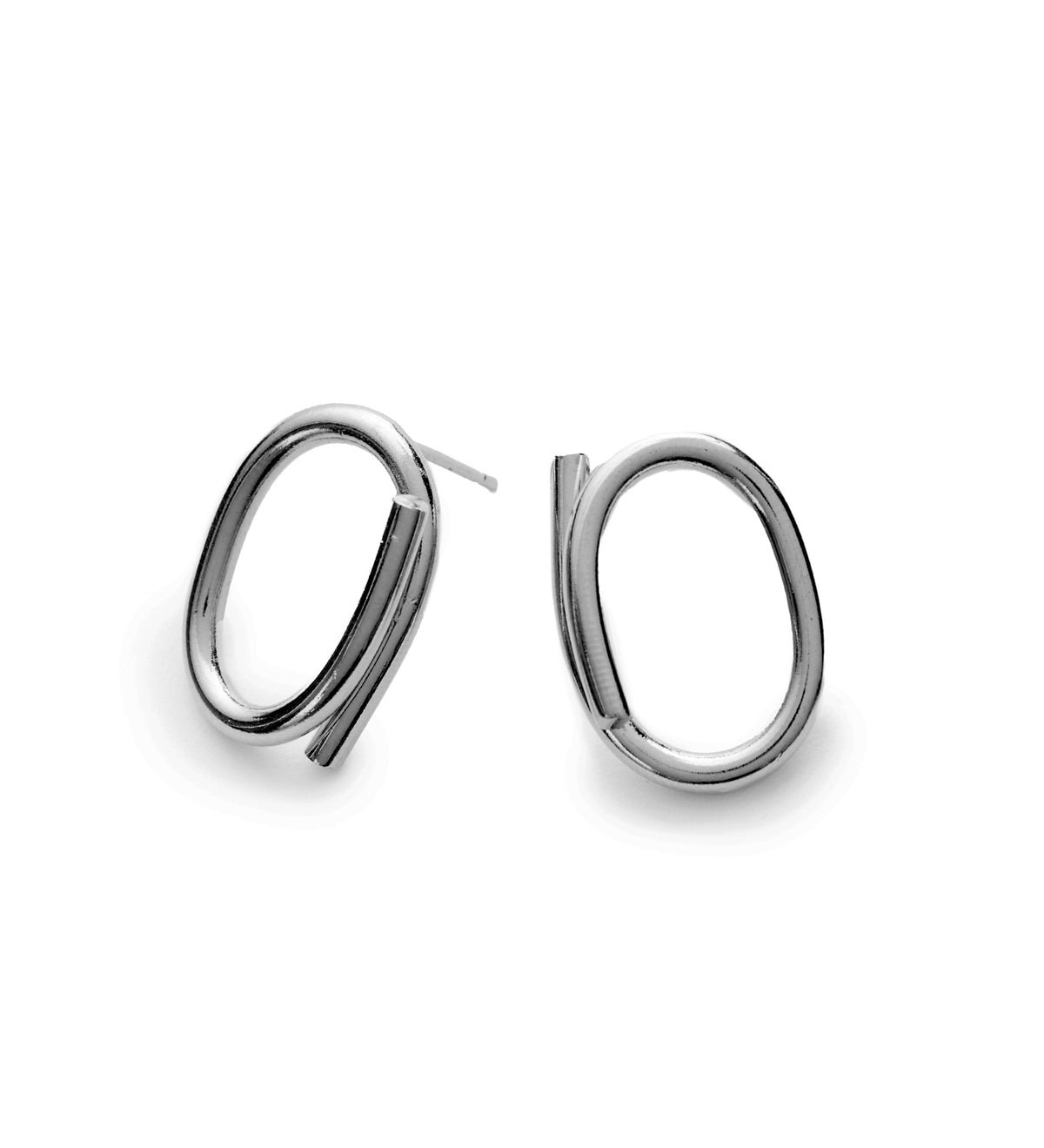 Small Chain Stud Earrings