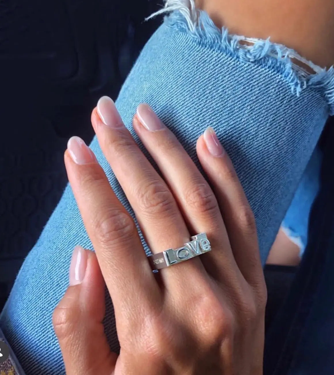 Love Sterling Silver Ring