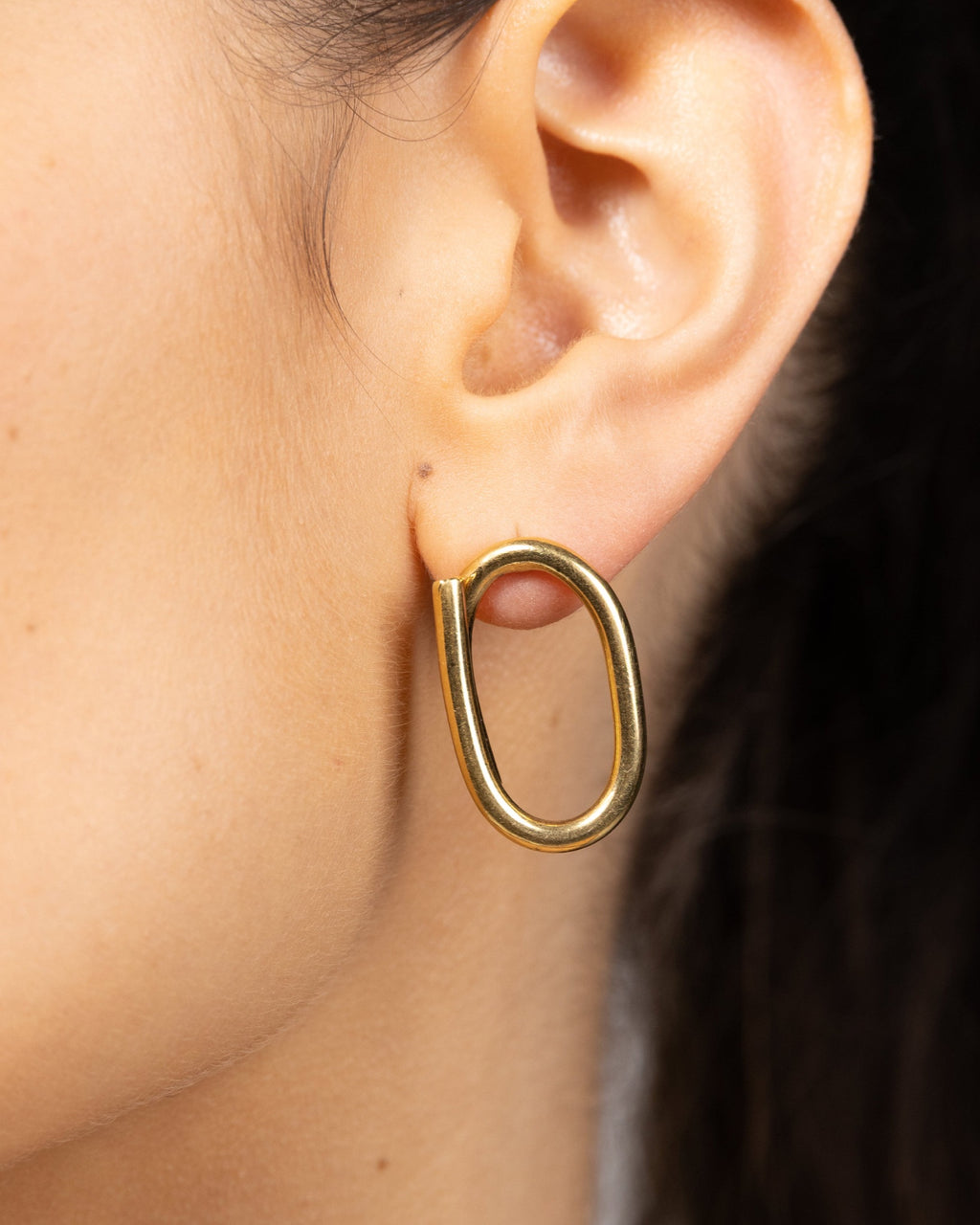 Small Chain Stud Earrings