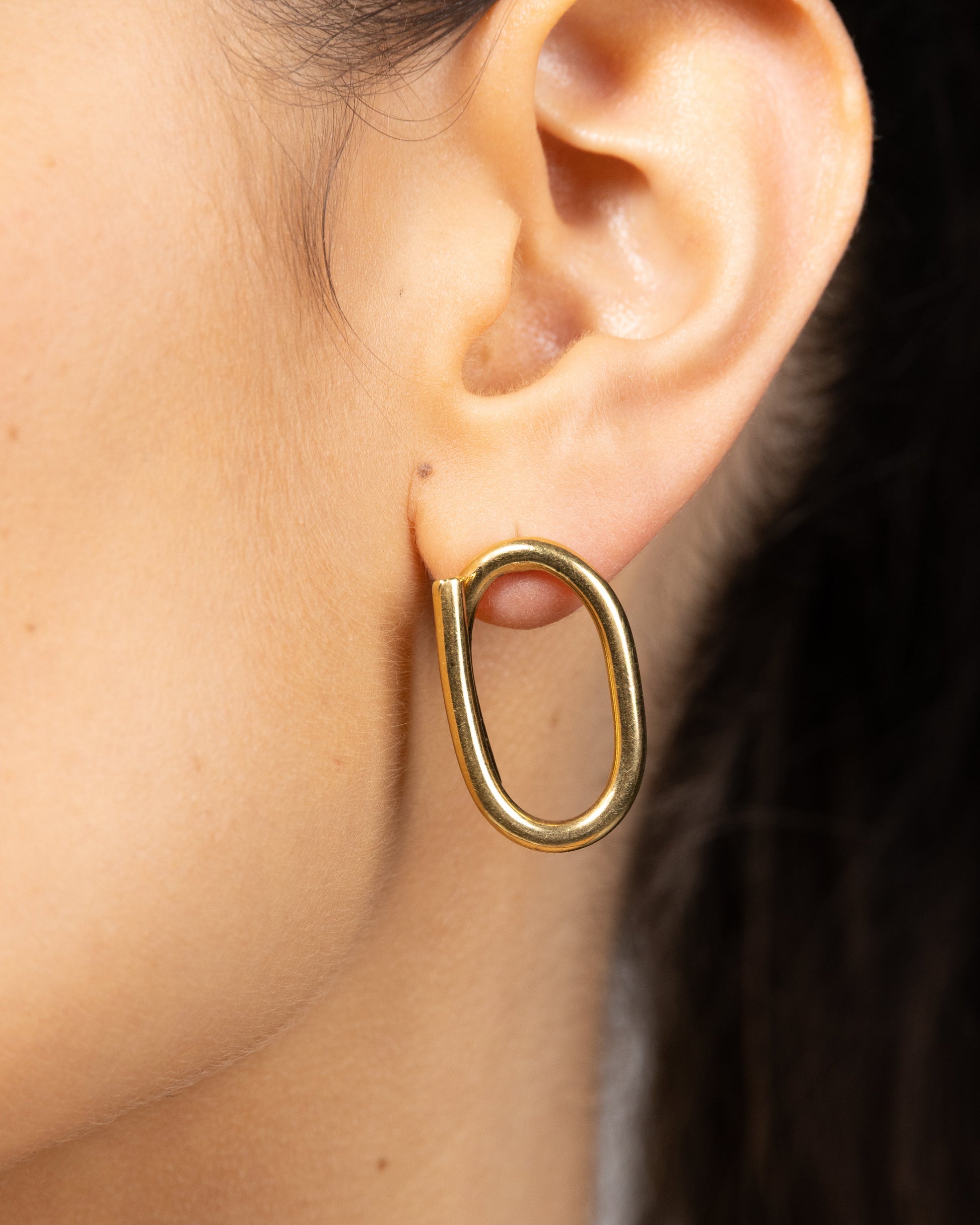 Small Chain Stud Earrings