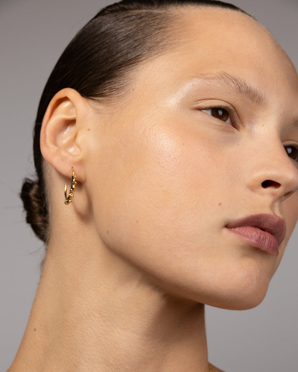 Drops of Wax Hoop Earrings - Medium