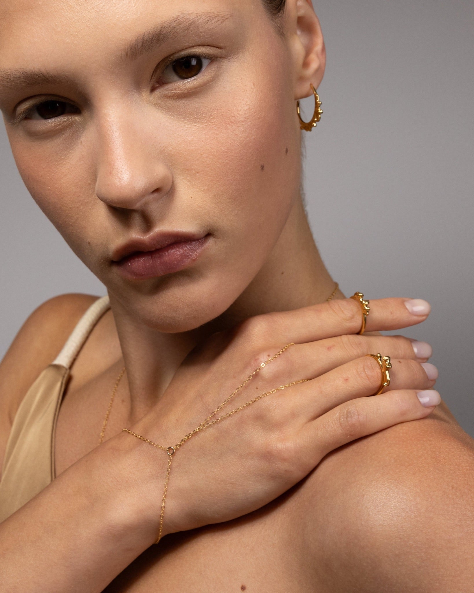 Drops Of Wax Stackable Crown Ring