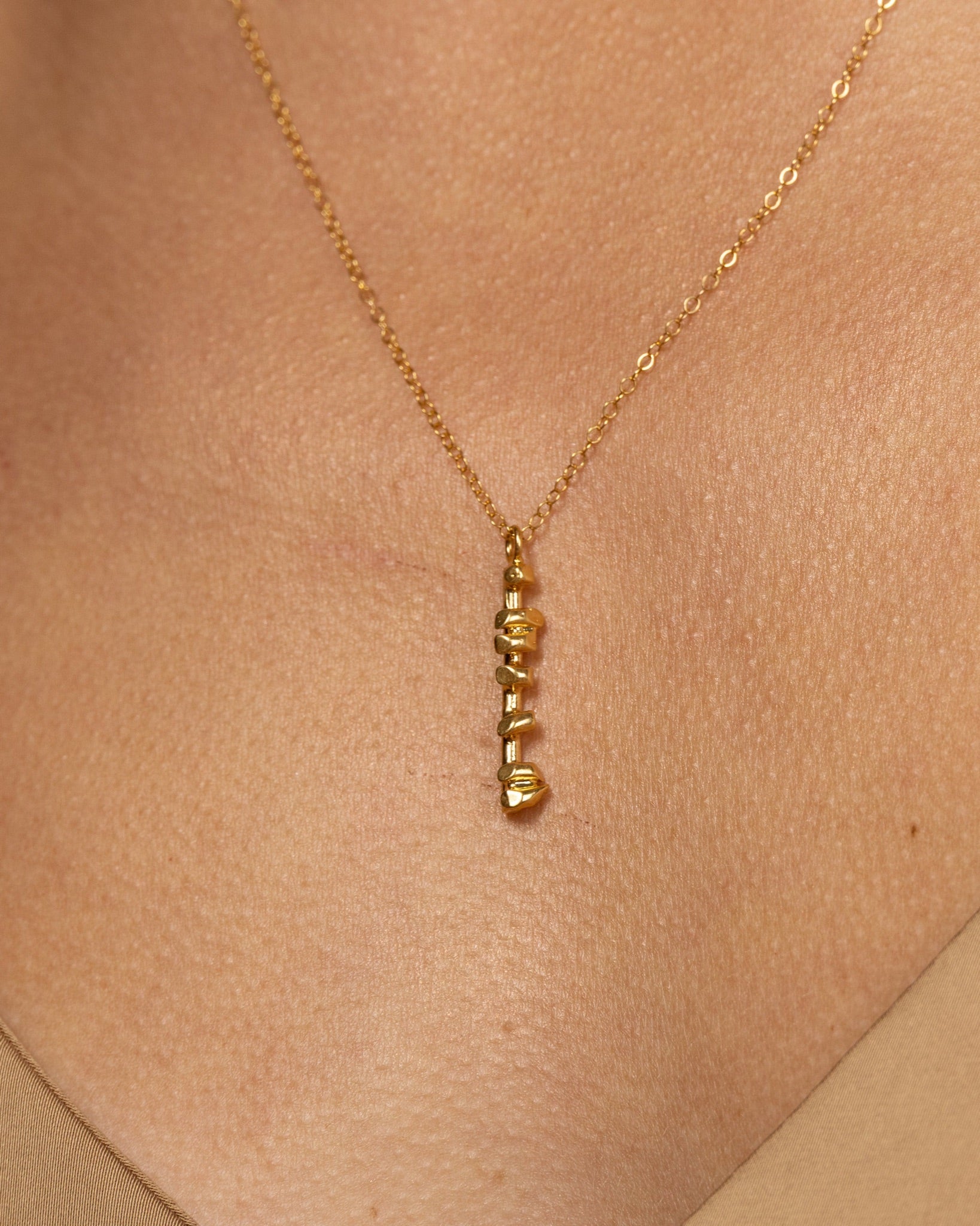 Drops Of Wax Pendant Necklace