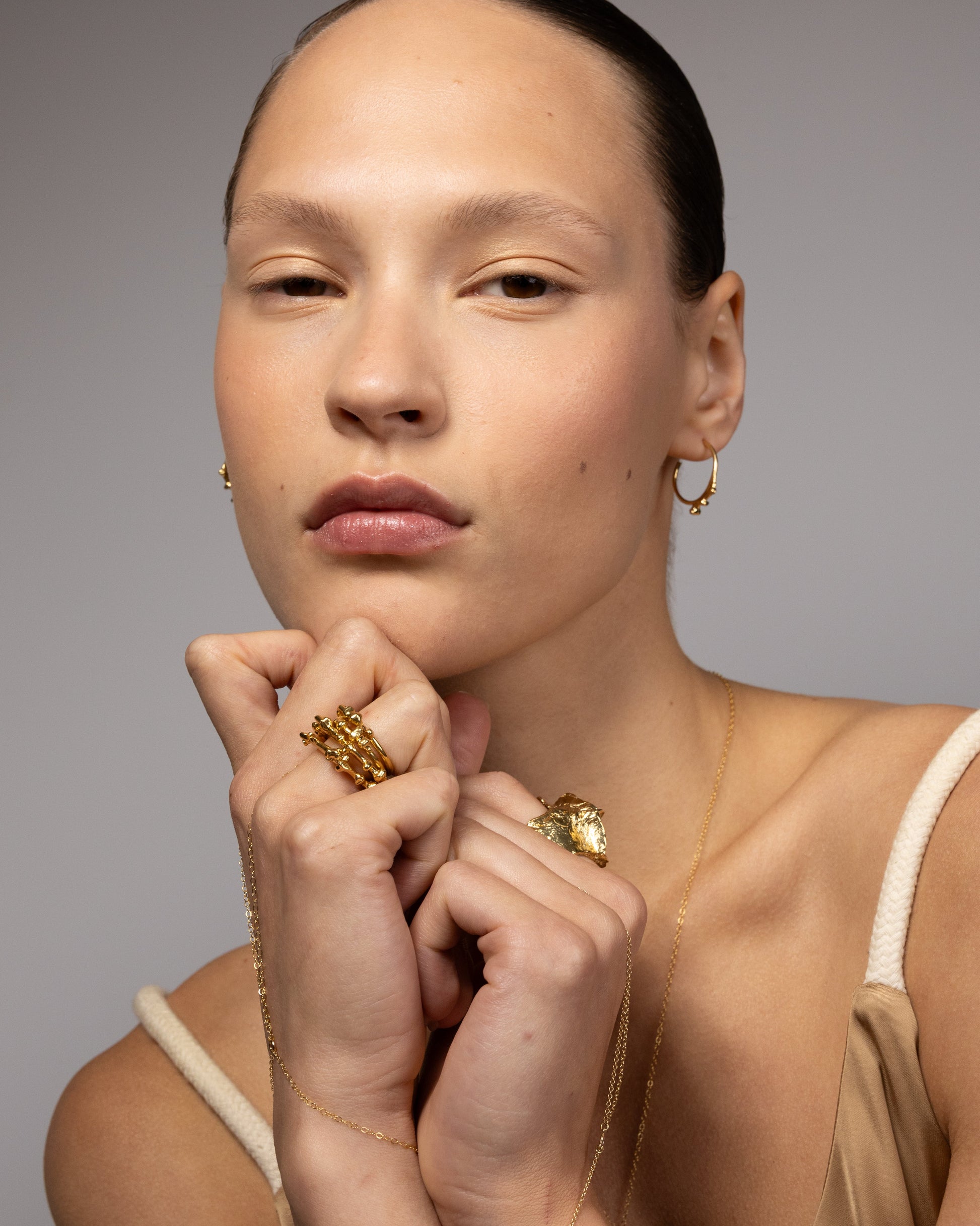 Drops Of Wax Cluster Ring