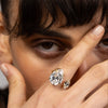 Marquise and Drop Cocktail ring
