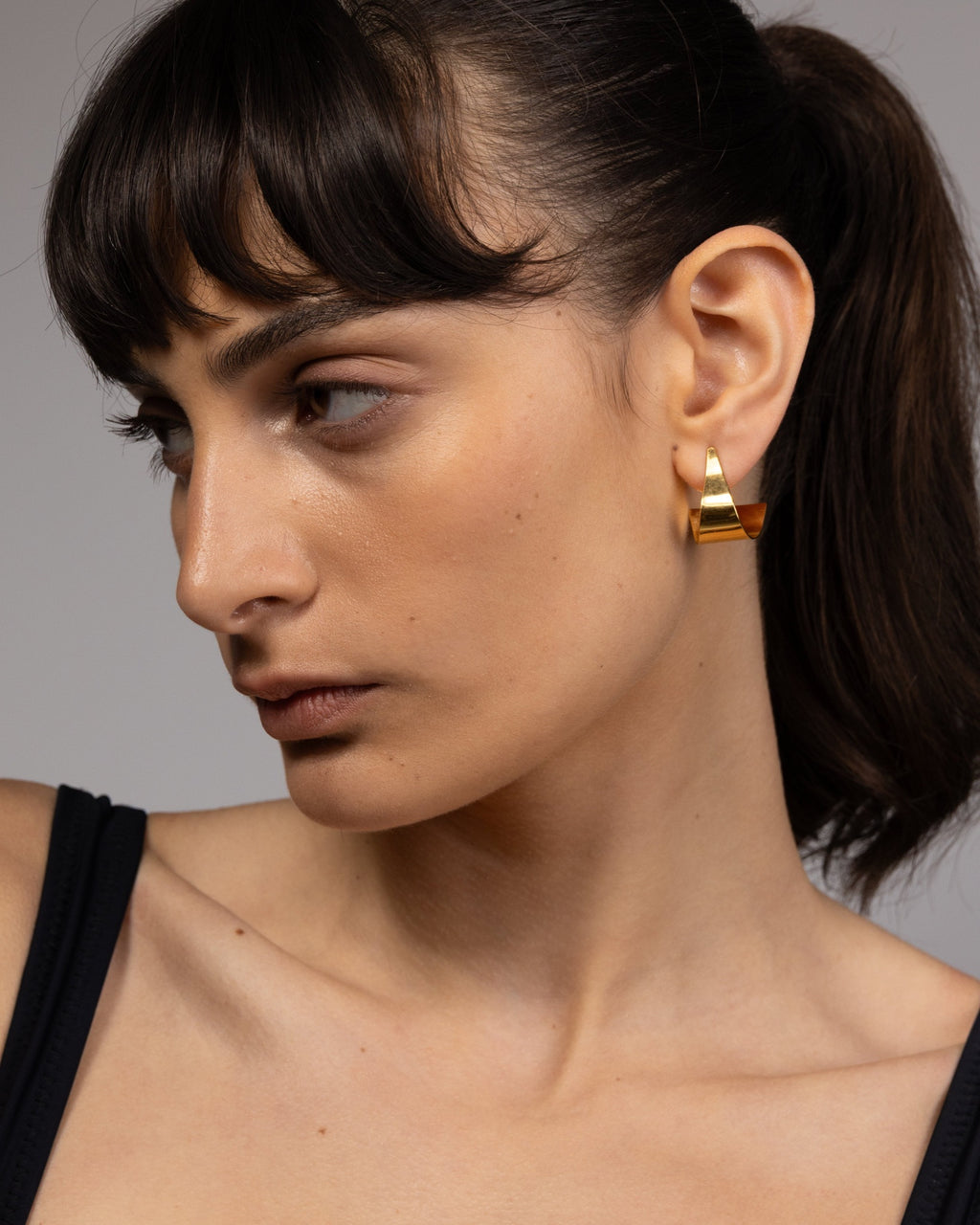 Tribal Triangle  Single Earring
