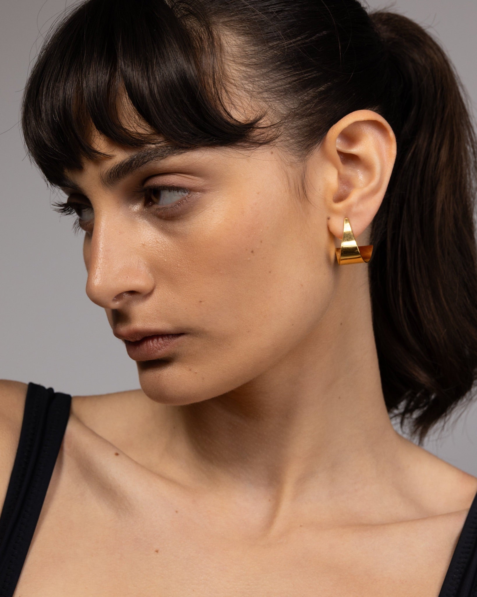Tribal Triangle  Single Earring