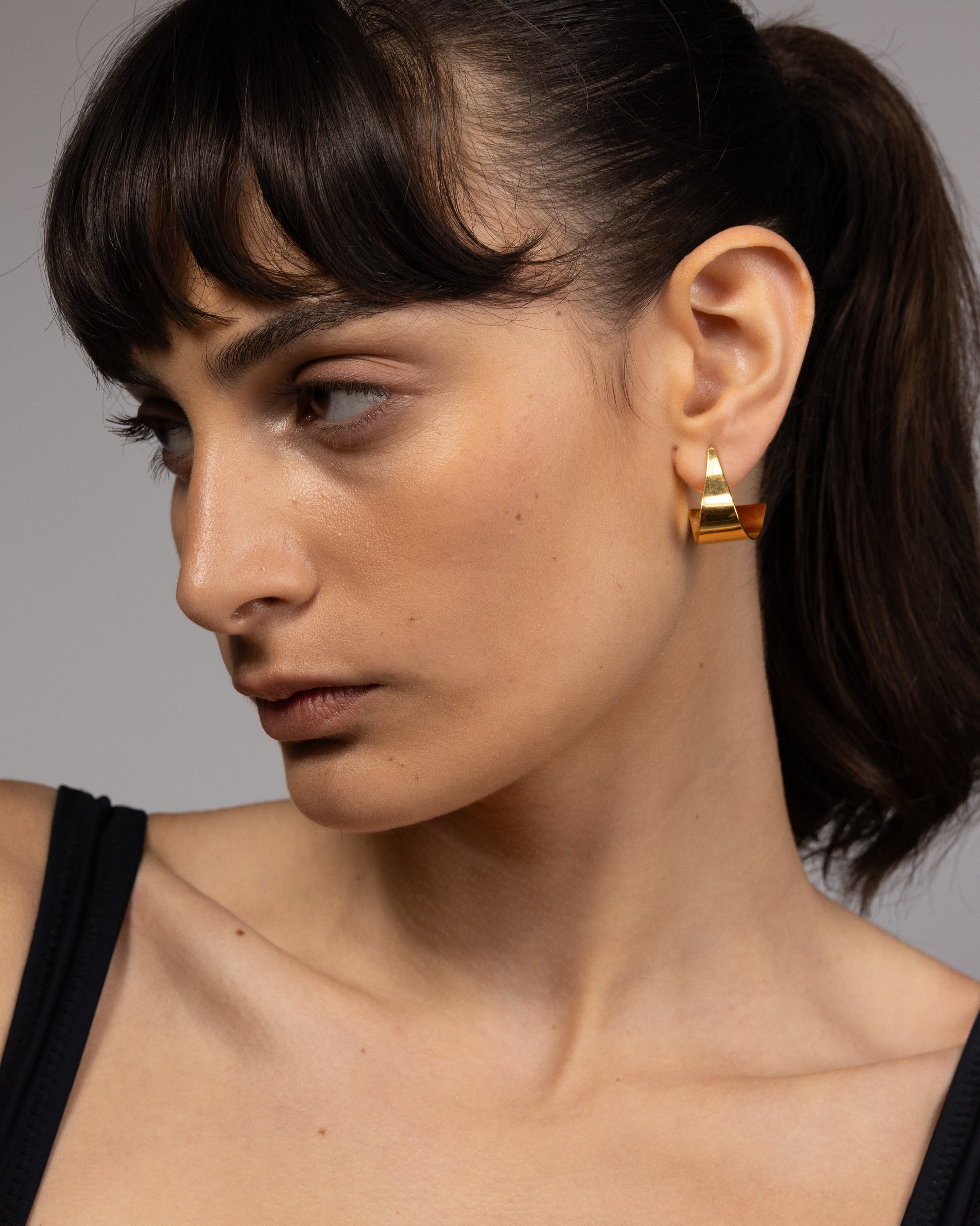 Tribal Triangle  Single Earring